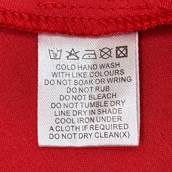 Meshki Jade Cowl Neck Backless Red Maxi Slip Dress Size XXL Goddess Glam Formal - Picture 14 of 15